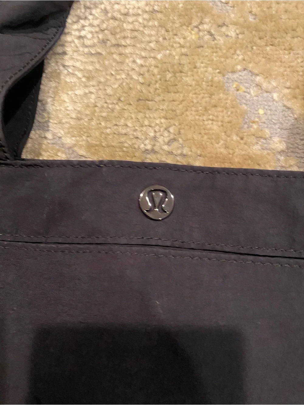 lululemon athletica Black Side Cinch Everyday shopper Tote bag large 18L